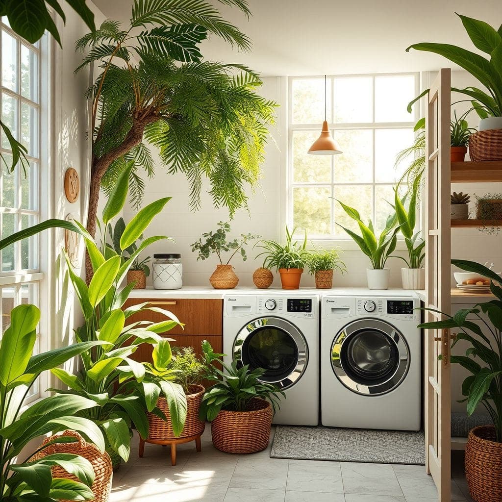 Tropical Laundry Room design example 2