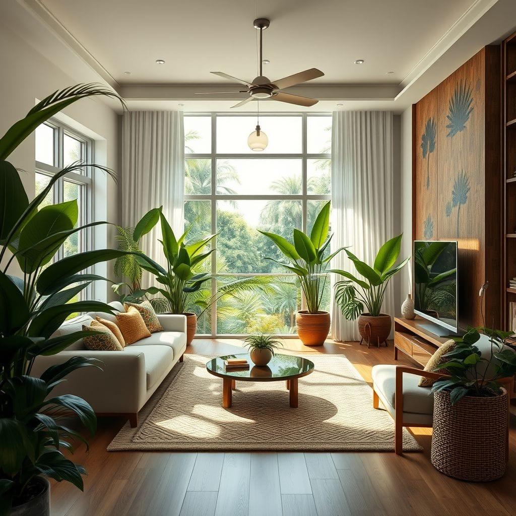 Tropical Living Room design example 2
