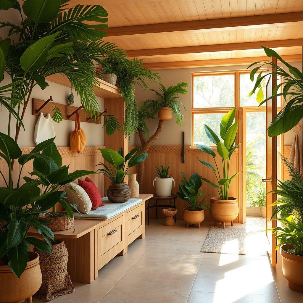 Tropical Mudroom design example 1