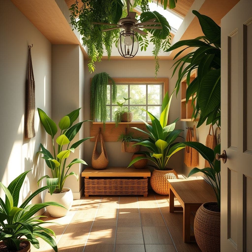 Tropical Mudroom design example 2