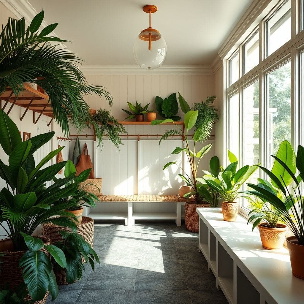 Tropical Mudroom design example 3