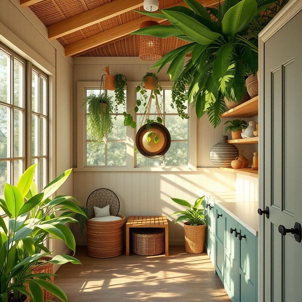 Tropical Mudroom design example 4