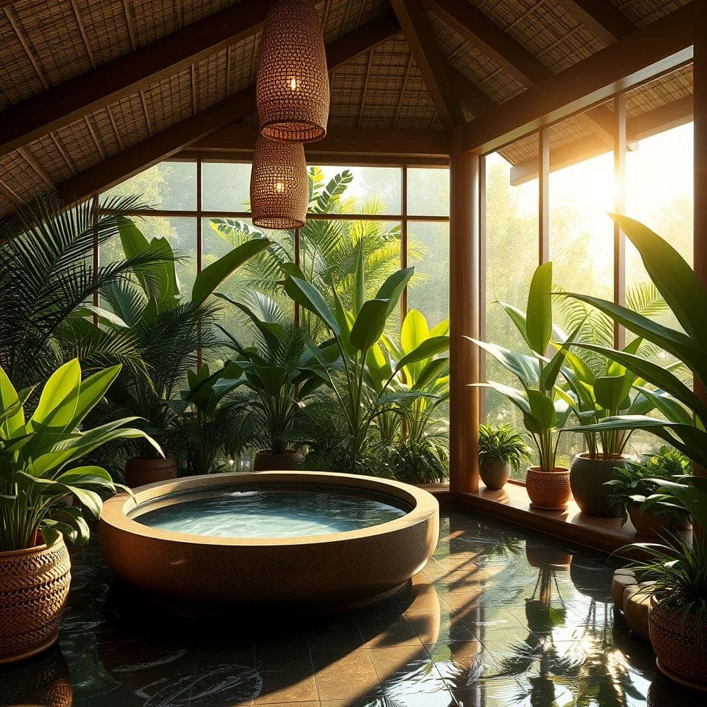 Tropical Onsen design example 1