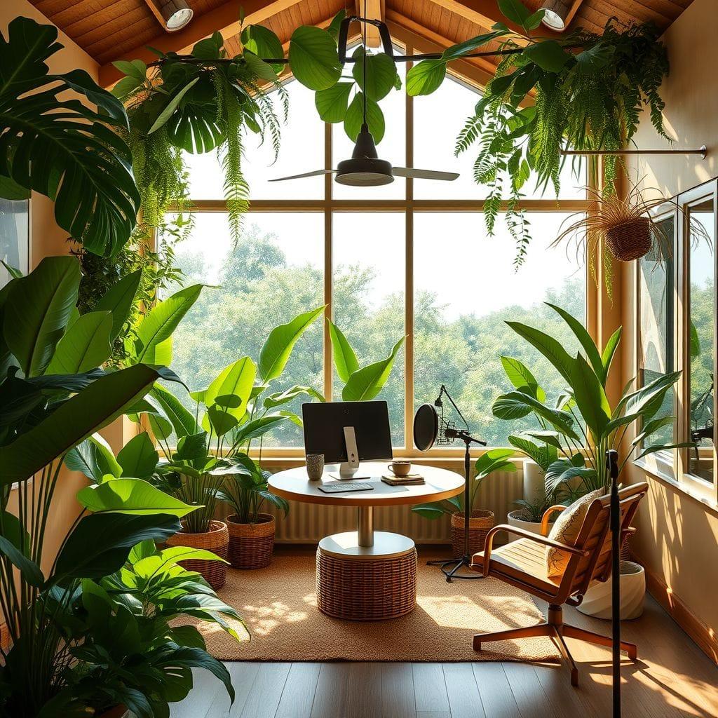 Tropical Podcast Studio design example 2