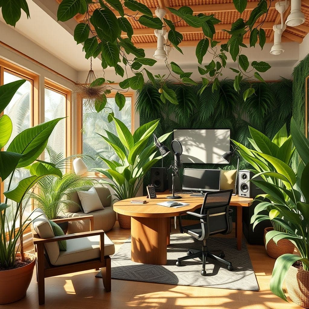 Tropical Podcast Studio design example 3