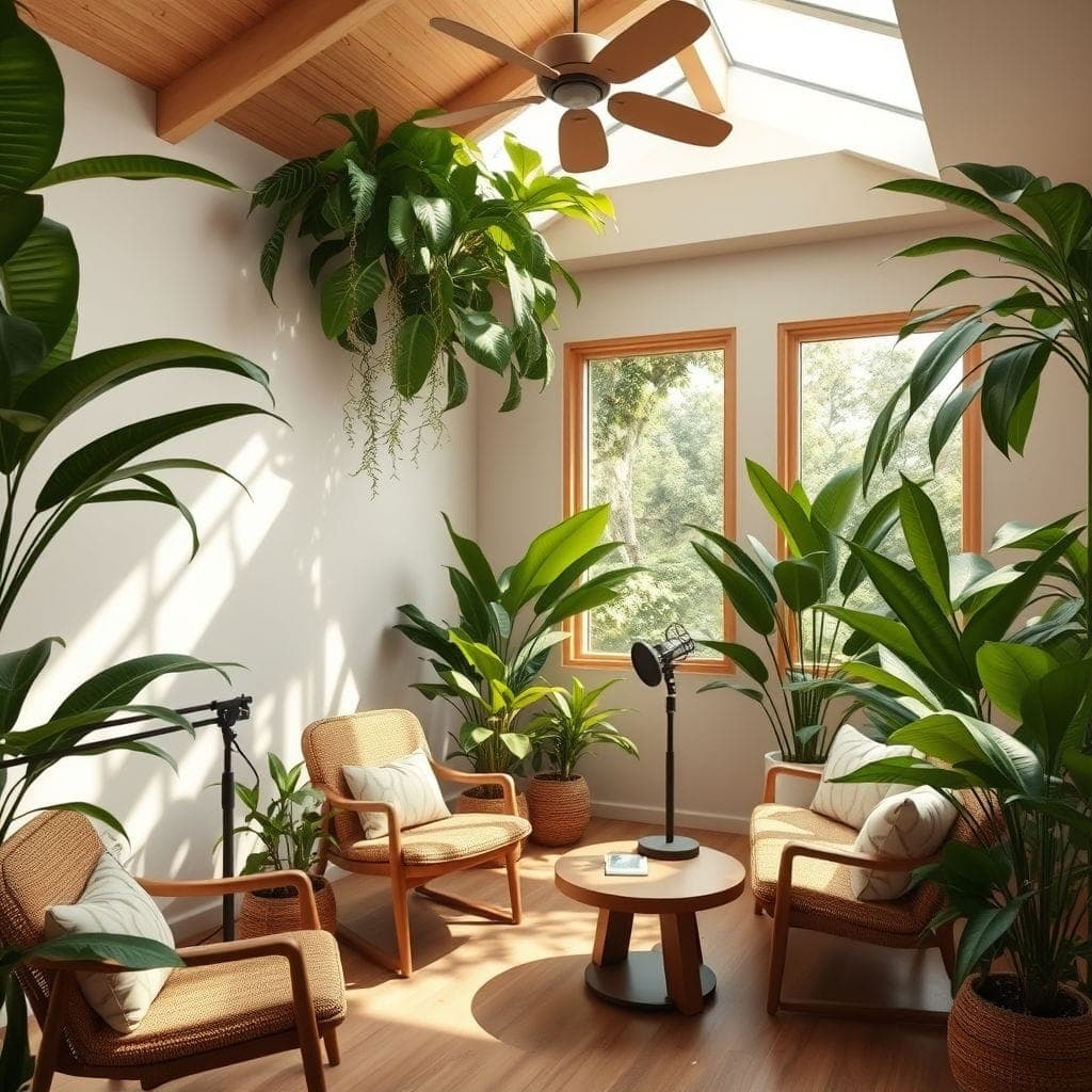 Tropical Podcast Studio design example 4