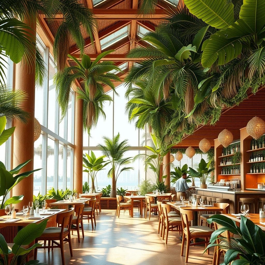 Tropical Restaurant design example 1