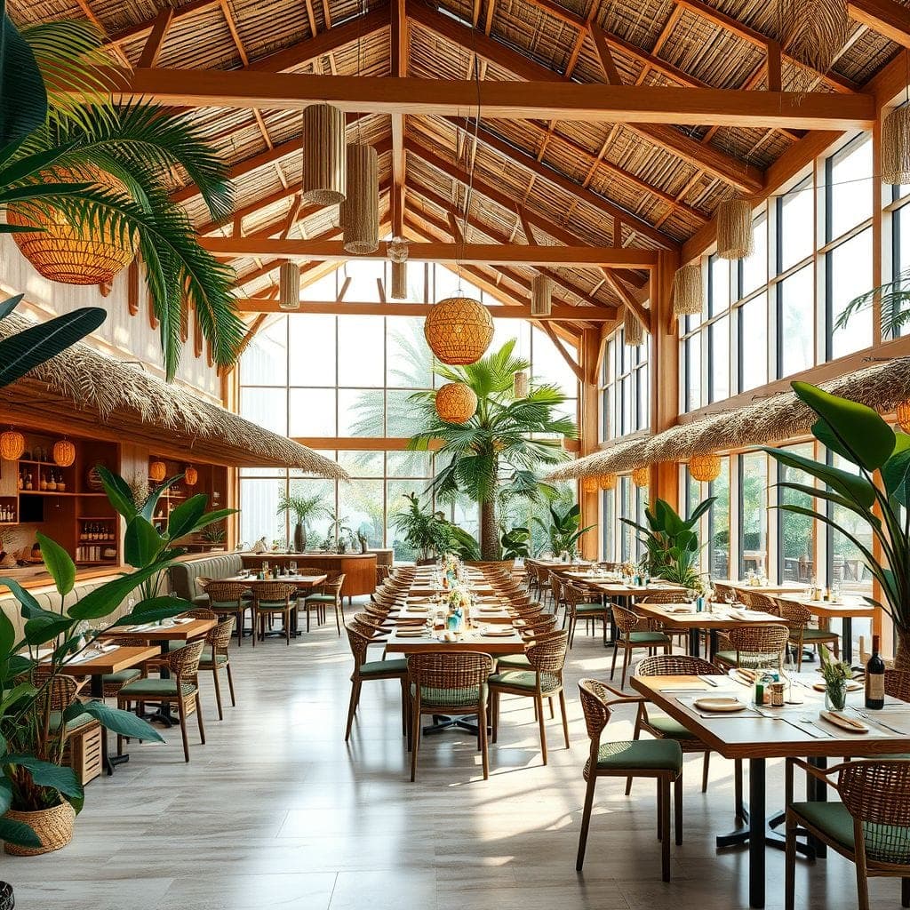 Tropical Restaurant design example 4