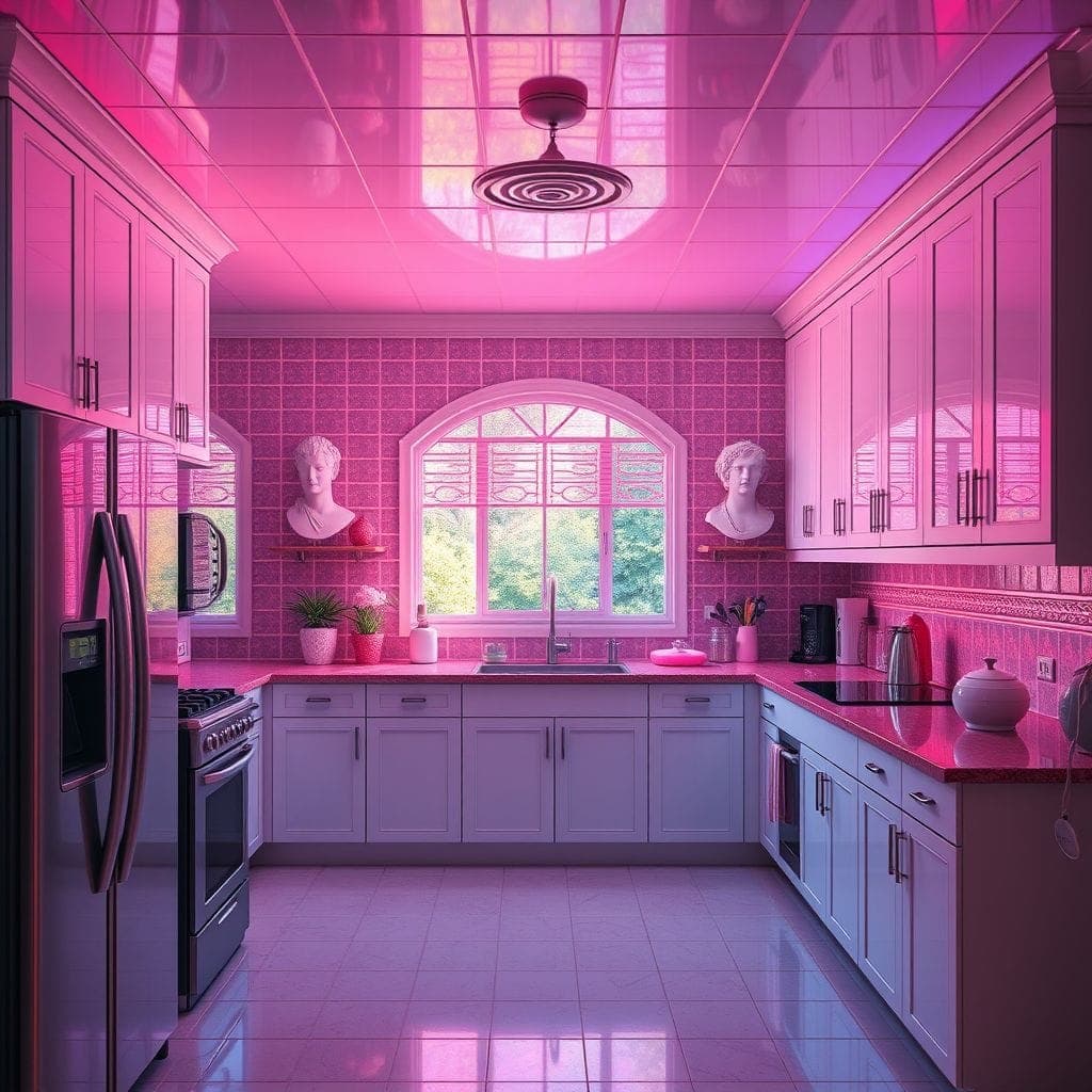 Vaporwave Kitchen design example 2