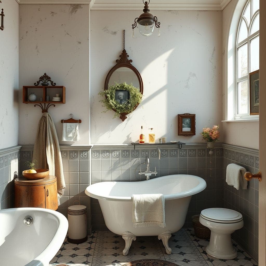Vintage Bathroom design example 1