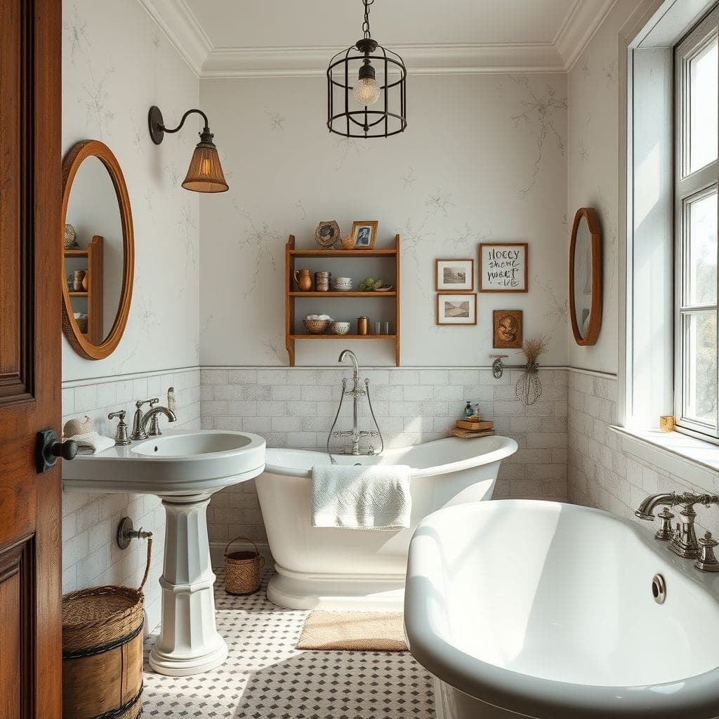 Vintage Bathroom design example 2