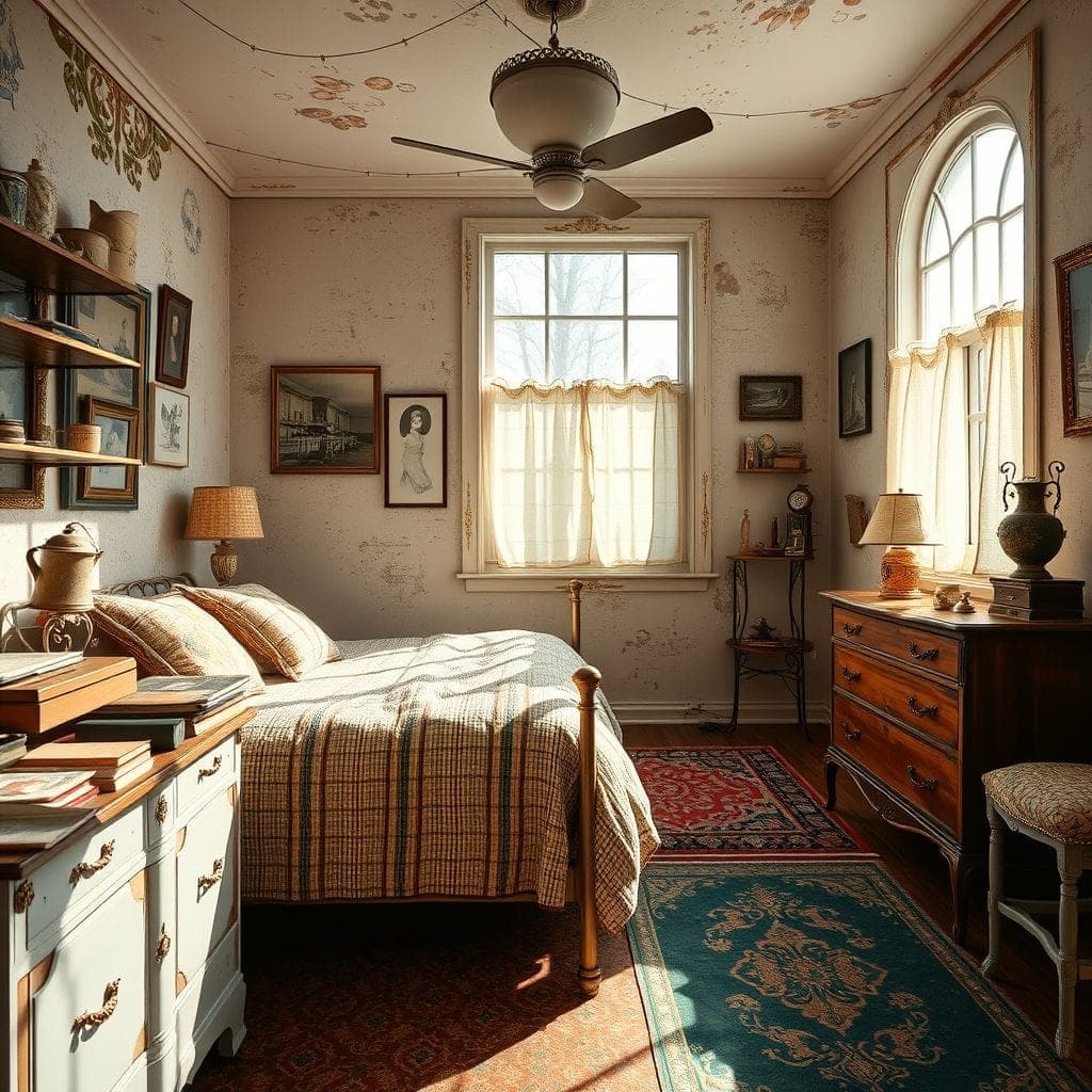 Vintage Bedroom design example 1
