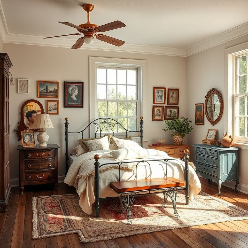 Vintage Bedroom design example 2