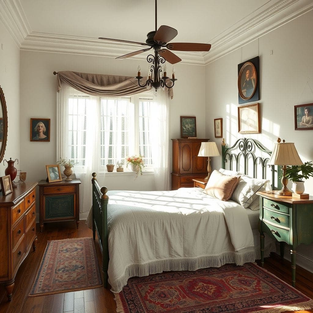 Vintage Bedroom design example 3