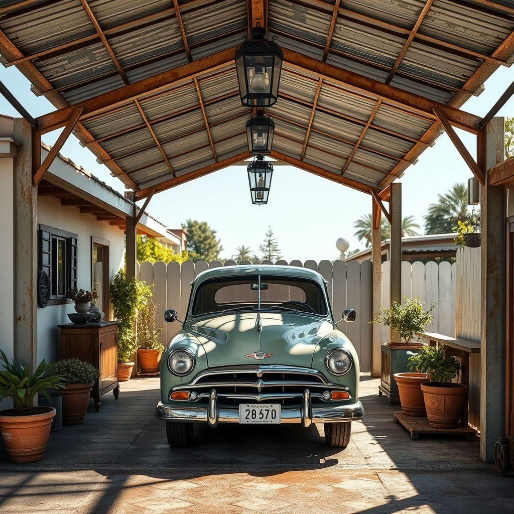 Vintage Carport design example 1