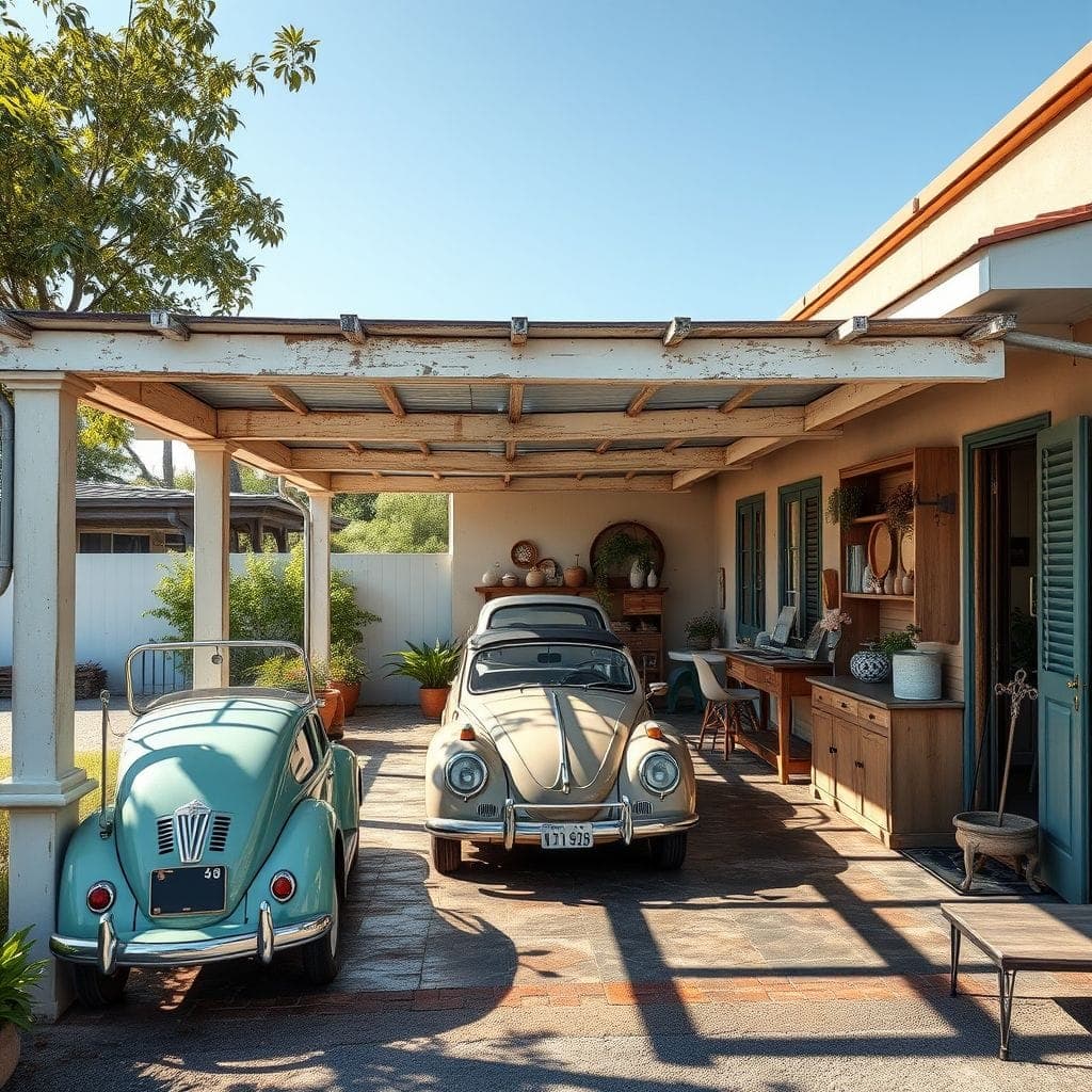 Vintage Carport design example 2