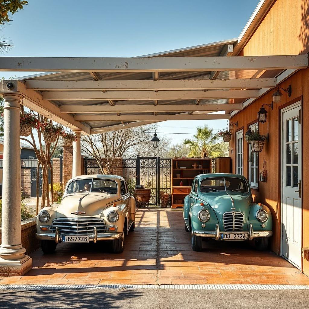 Vintage Carport design example 3