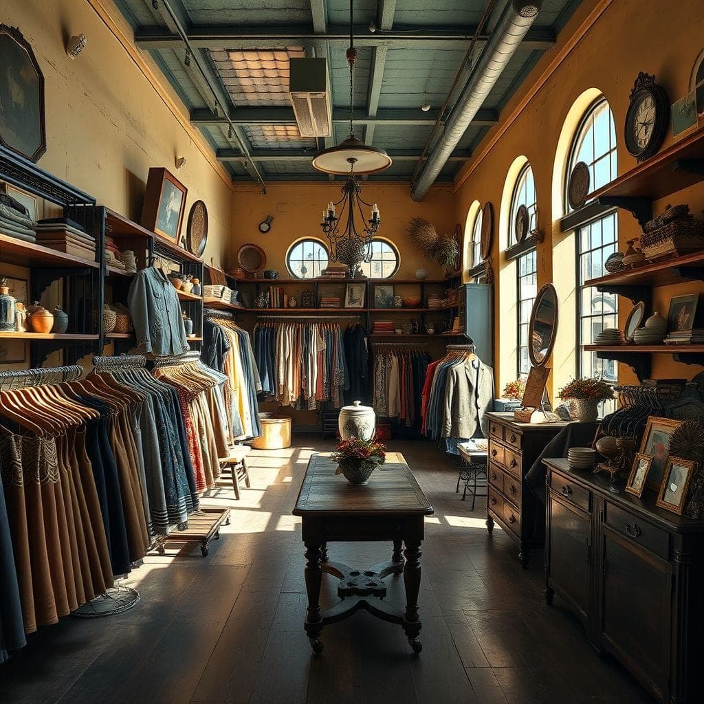 Vintage Clothing Store design example 1