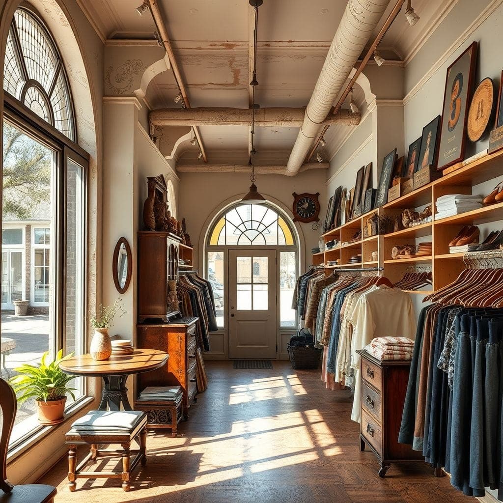 Vintage Clothing Store design example 3