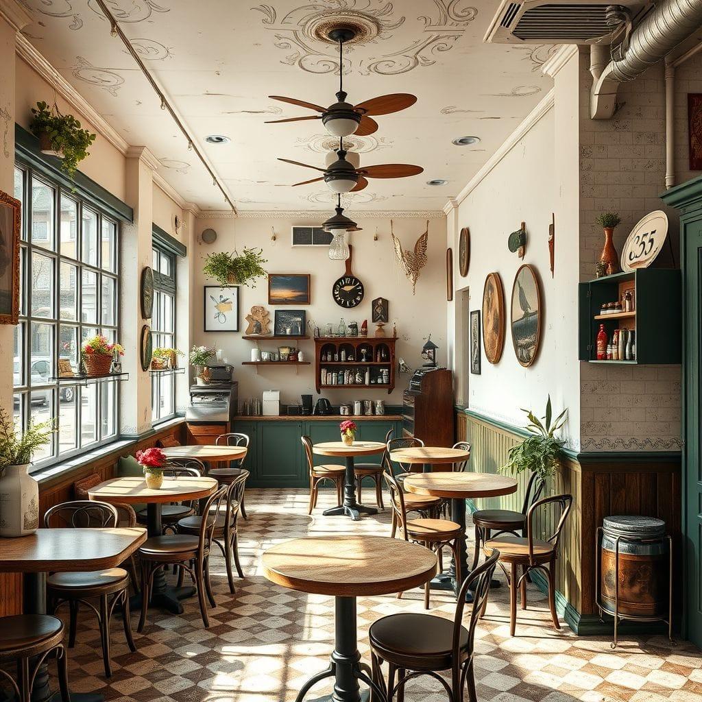 Vintage Coffee Shop design example 1