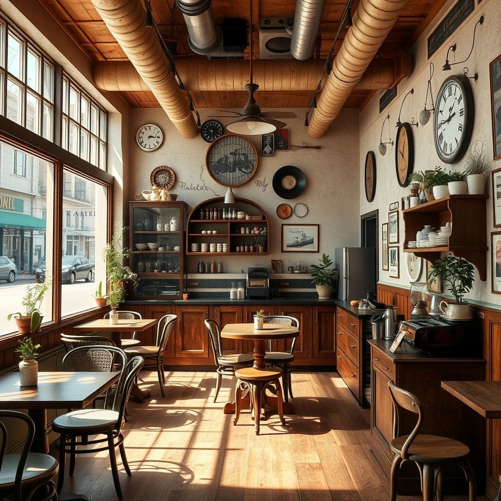 Vintage Coffee Shop design example 2