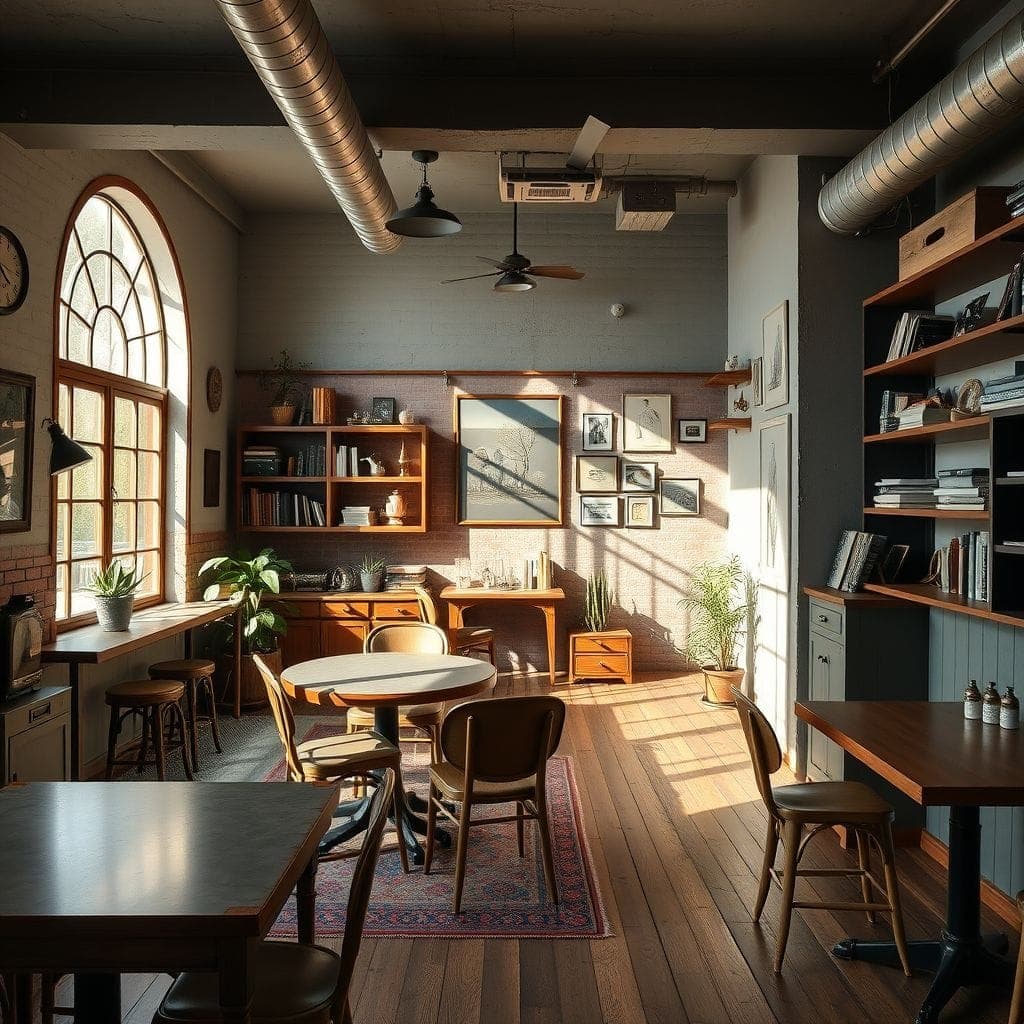 Vintage Coworking Space design example 2