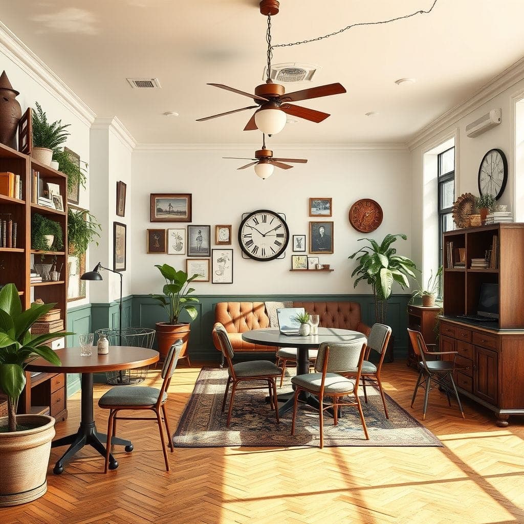 Vintage Coworking Space design example 3