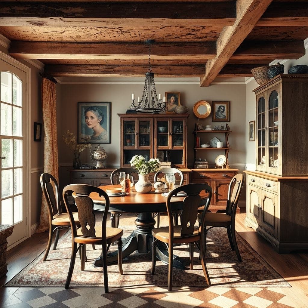 Vintage Dining Room design example 1