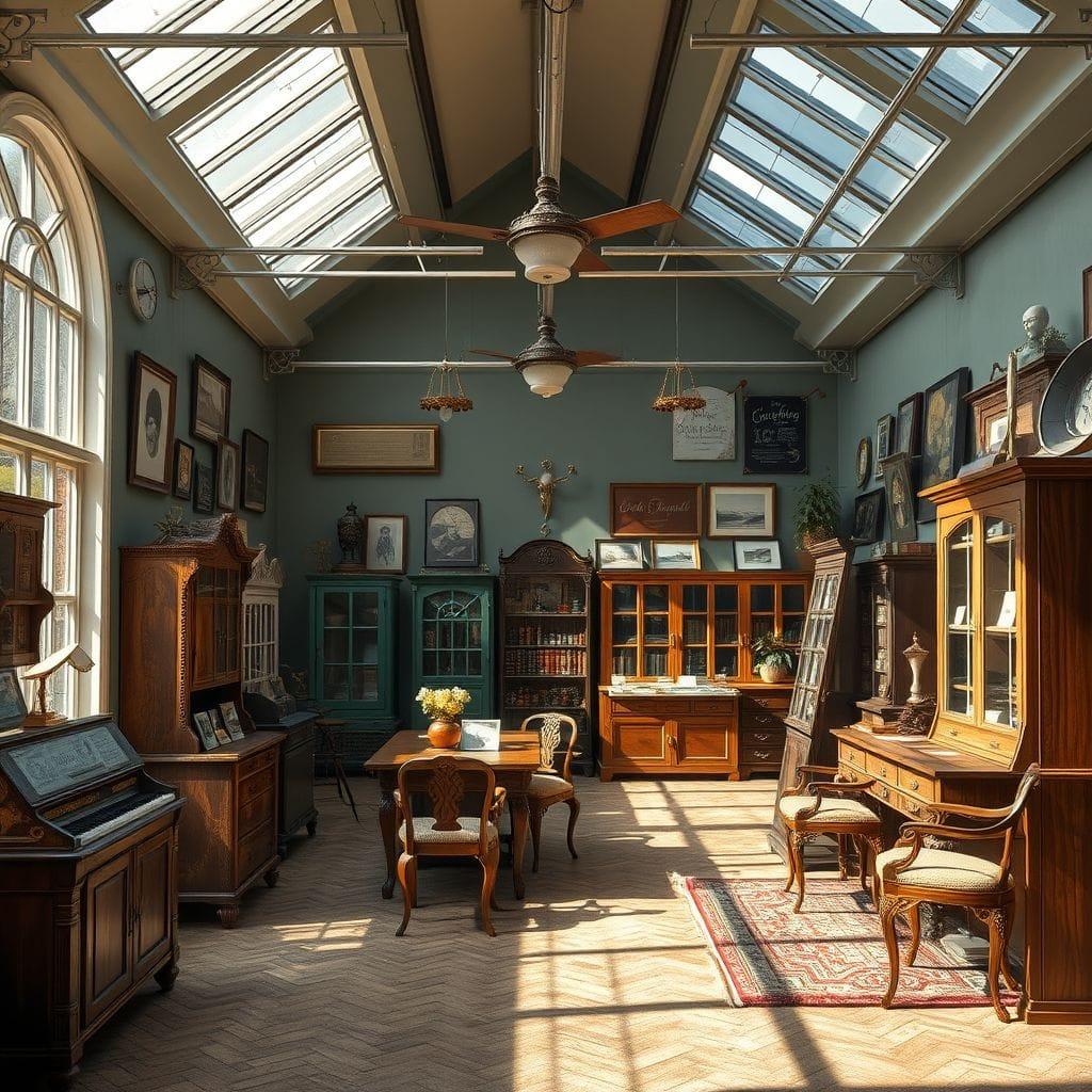 Vintage Exhibition Space design example 1