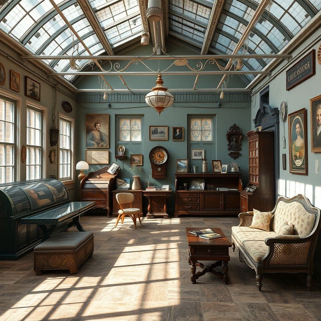 Vintage Exhibition Space design example 4