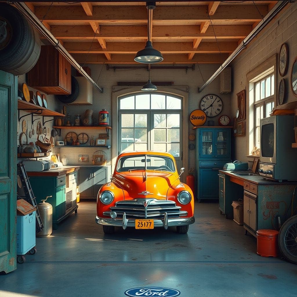 Vintage Garage design example 4