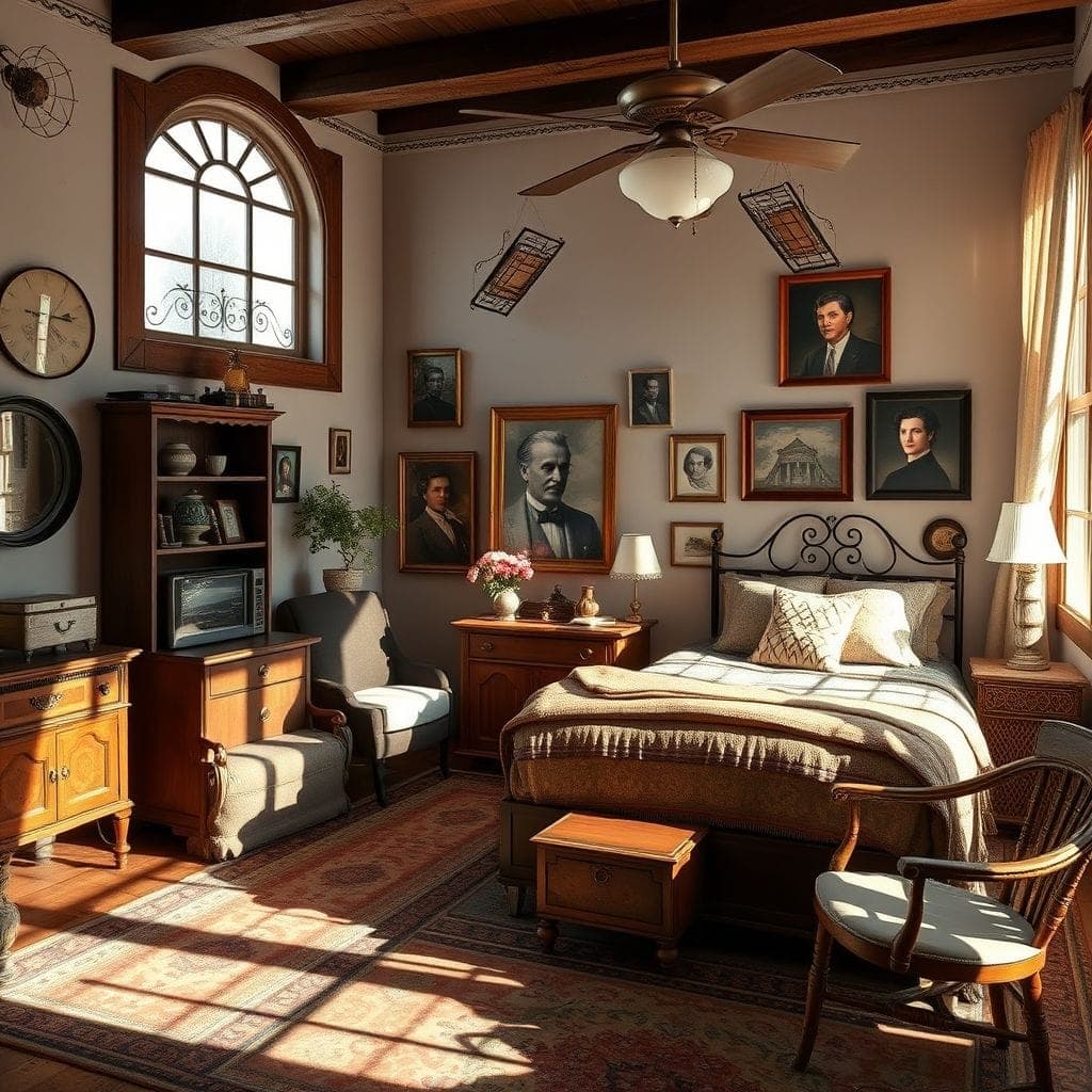 Vintage Guest Room design example 3