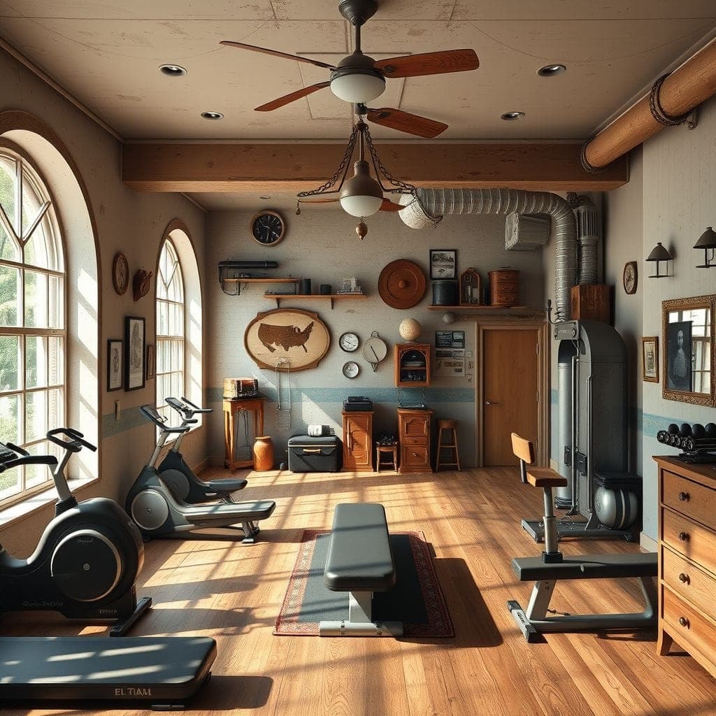 Vintage Gym design example 2