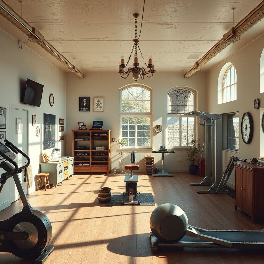 Vintage Gym design example 3
