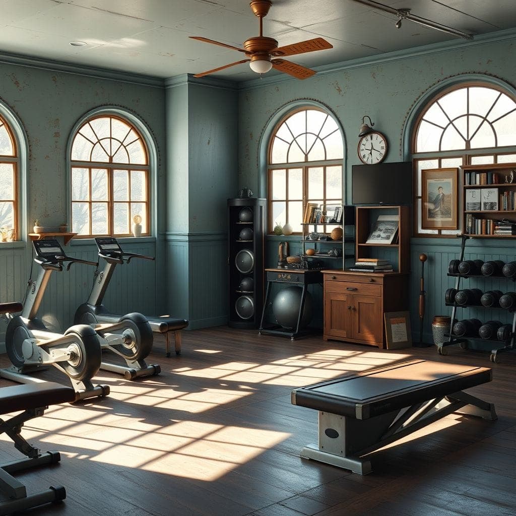 Vintage Gym design example 4