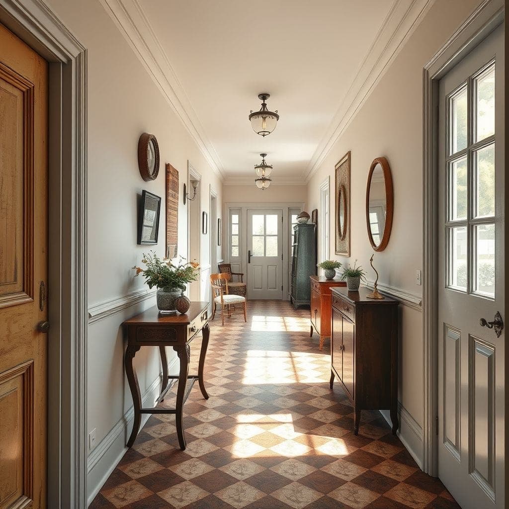 Vintage Hallway design example 1