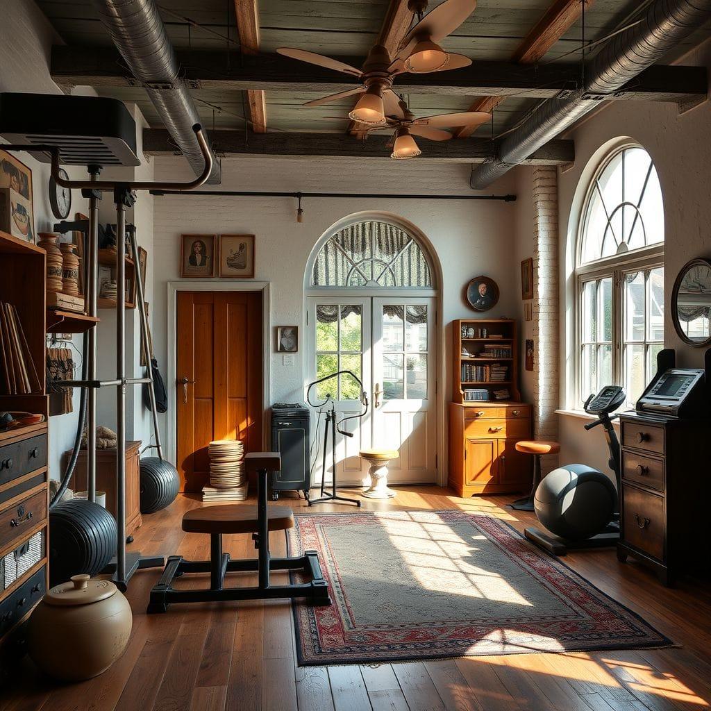 Vintage Home Gym design example 4