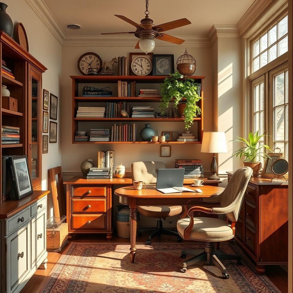 Vintage Home Office design example 1