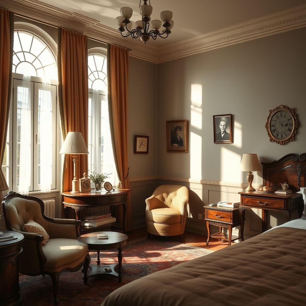 Vintage Hotel Room design example 1