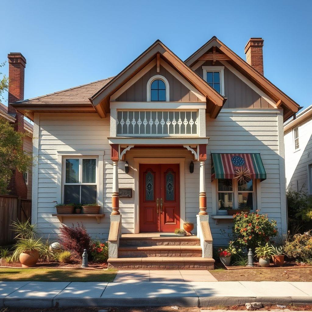 Vintage House Exterior design example 4