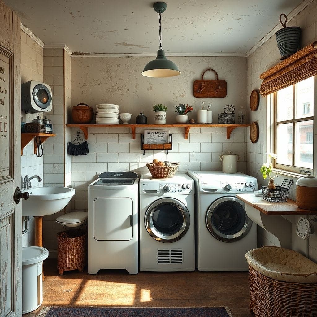 Vintage Laundry Room design example 2