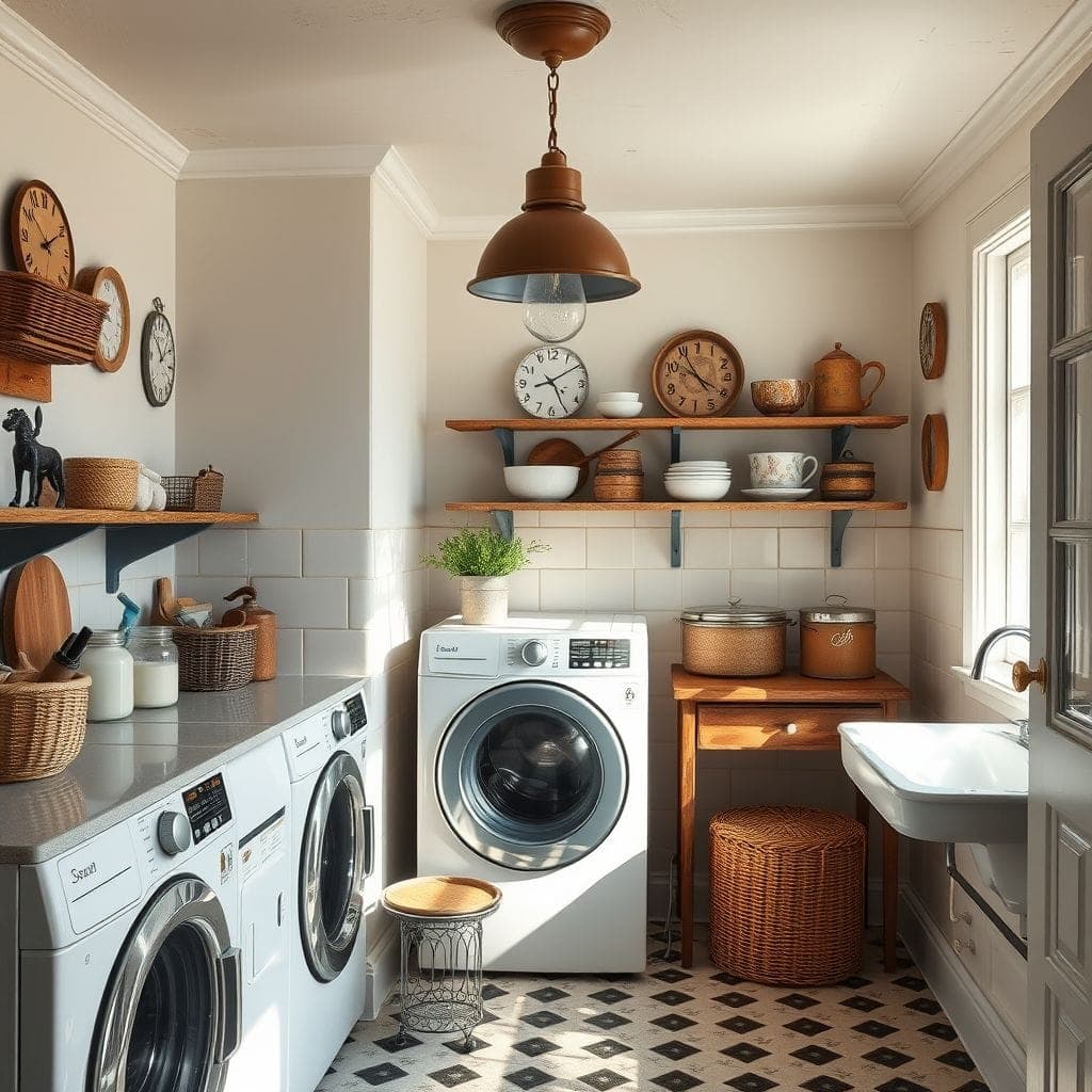 Vintage Laundry Room design example 3