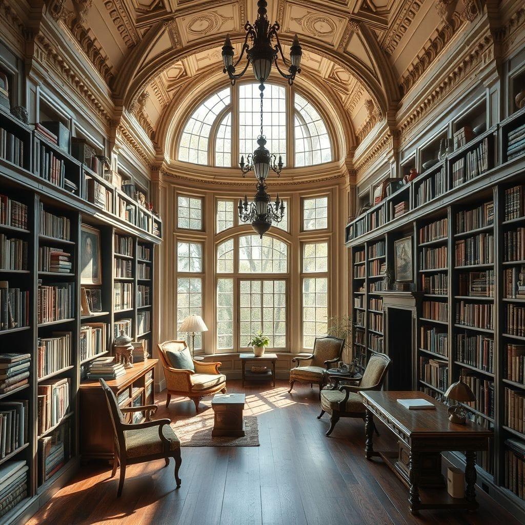 Vintage Library design example 3