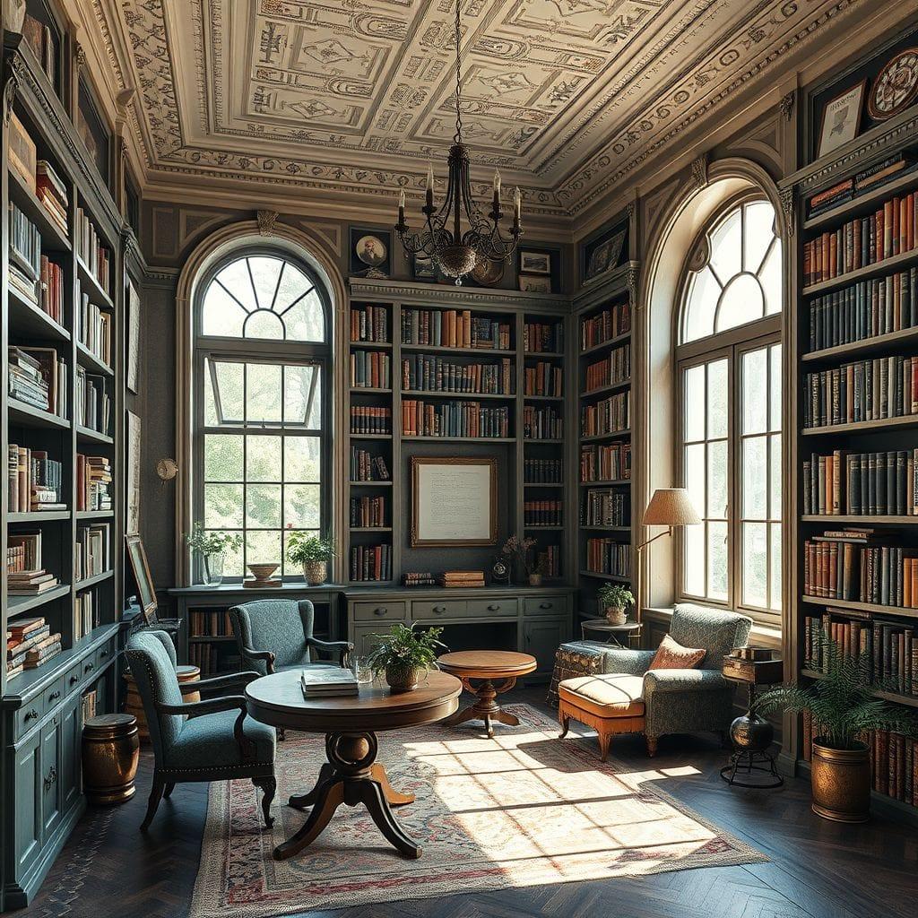 Vintage Library design example 4