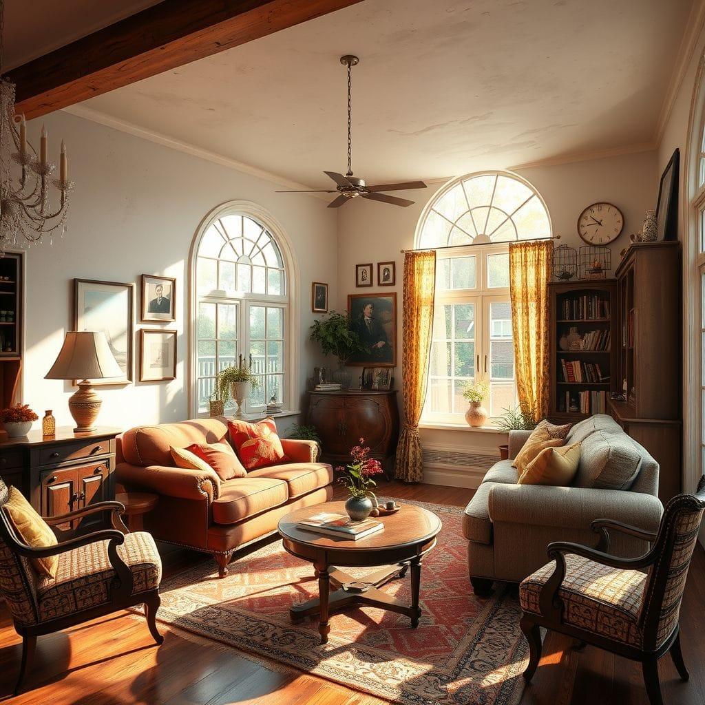 Vintage Living Room design example 1