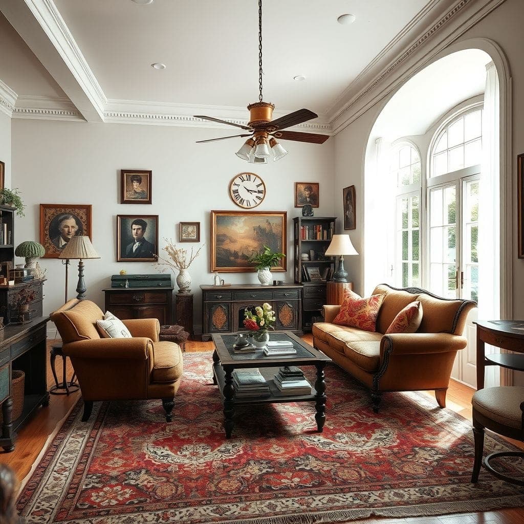 Vintage Living Room design example 3