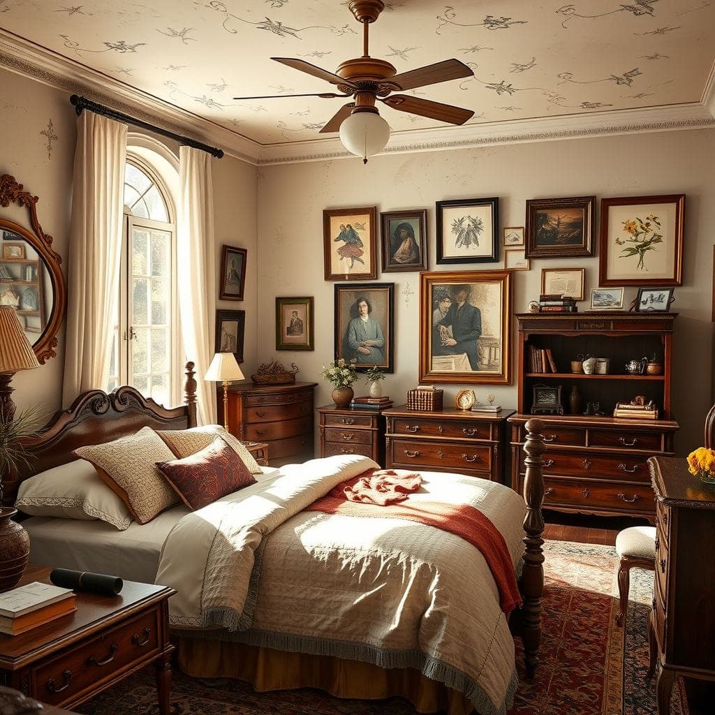 Vintage Master Bedroom design example 1