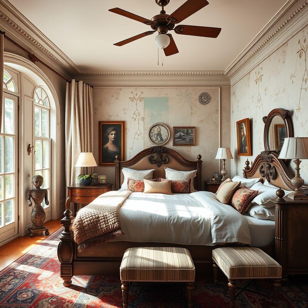 Vintage Master Bedroom design example 3