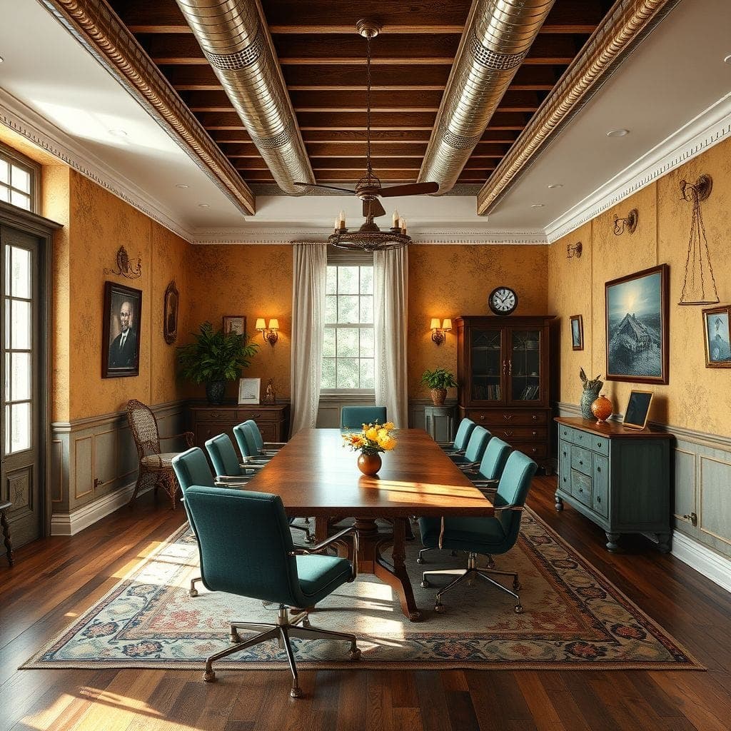 Vintage Meeting Room design example 2