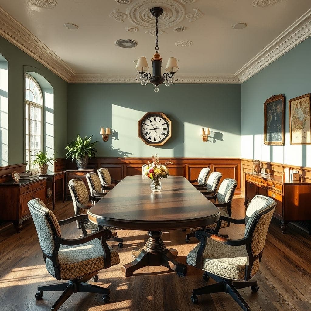 Vintage Meeting Room design example 3